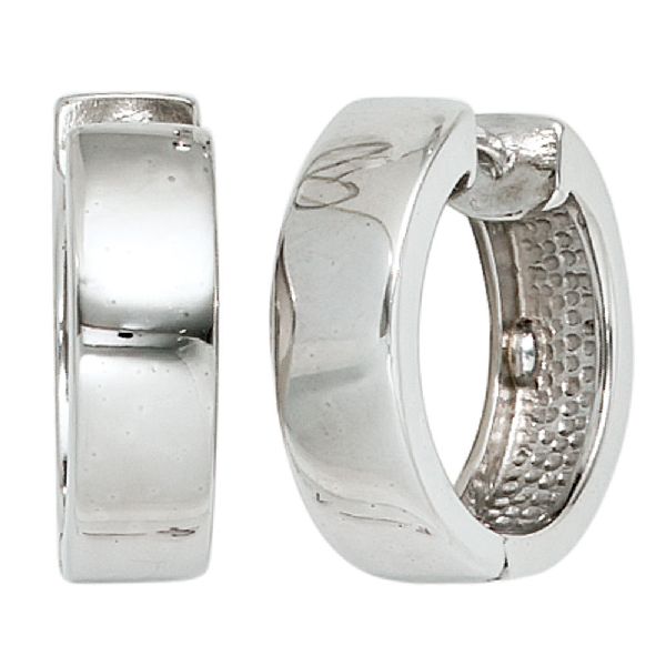 Creolen rund 925 Sterling Silber Ohrringe Silberohrringe Silbercreolen CJ