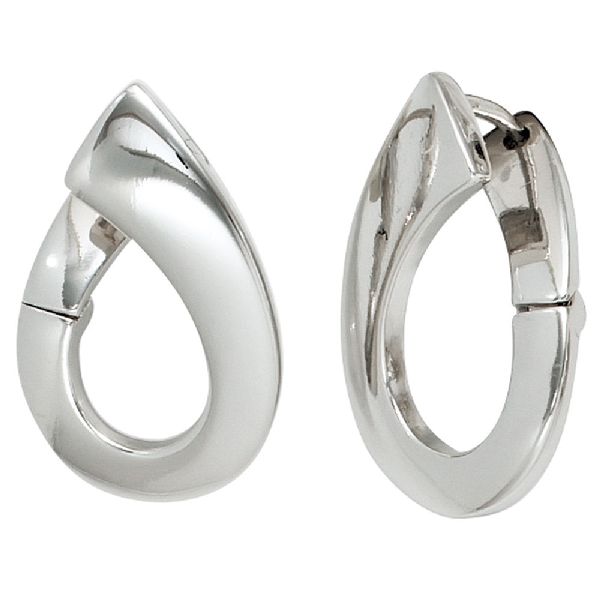 Creolen 925 Sterling Silber Ohrringe Silberohrringe Silbercreolen CJ