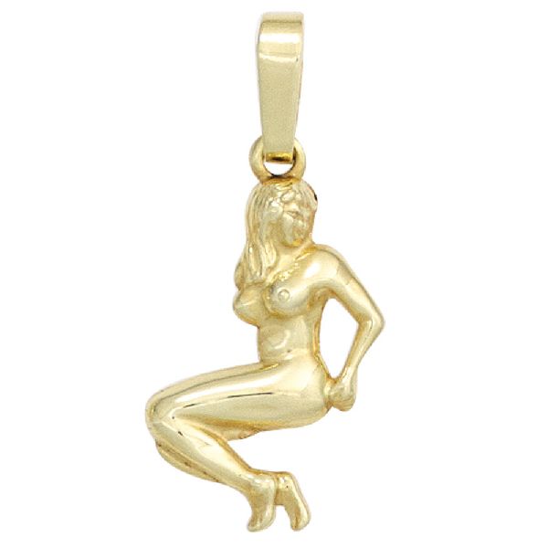 Anhänger Sternzeichen Jungfrau 333 Gold Gelbgold Sternzeichenanhänger CJ
