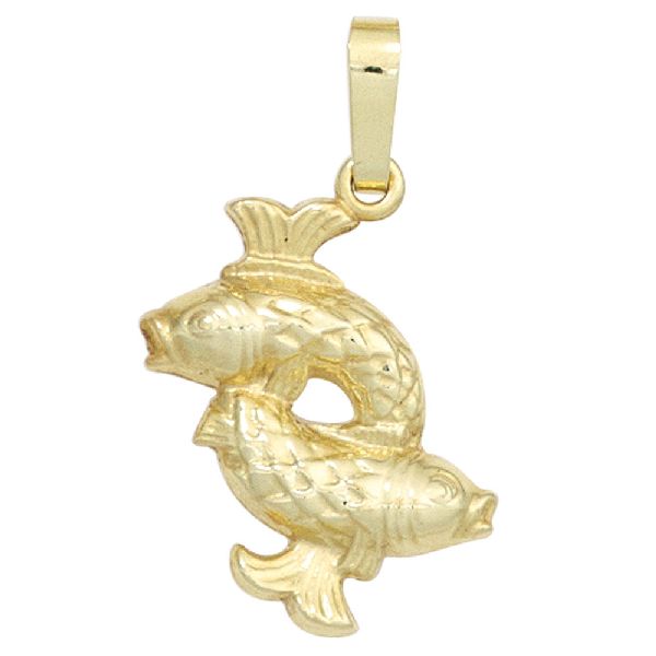 Anhänger Sternzeichen Fische 333 Gold Gelbgold Sternzeichenanhänger CJ
