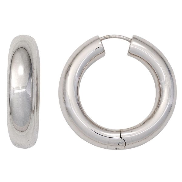 Creolen rund 925 Sterling Silber Ohrringe Silberohrringe Silbercreolen CJ