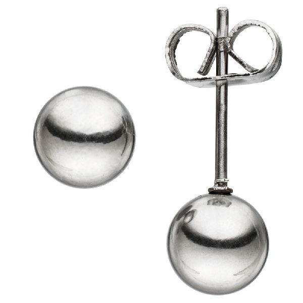 Ohrstecker Kugel Edelstahl Ohrringe Kugelohrstecker CJ