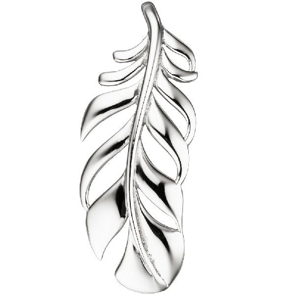 Anhänger Feder 925 Sterling Silber Silberanhänger CJ