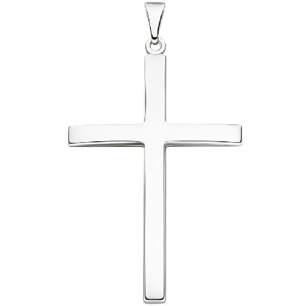 Anhänger Kreuz schmal 925 Silber Kreuzanhänger Silberanhänger Silberkreuz CJ