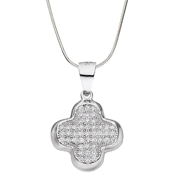 Anhänger 925 Sterling Silber mit Zirkonia Silberanhänger CJ
