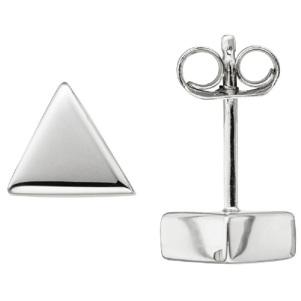 Ohrhänger Dreieck 925 Sterling Silber Ohrringe Ohrstecker Dreieck CJ