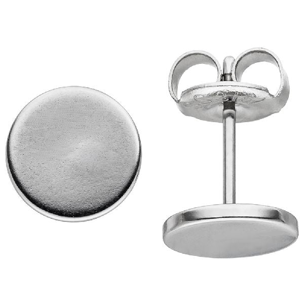 Ohrstecker Studs 8 mm aus Edelstahl Ohrringe CJ