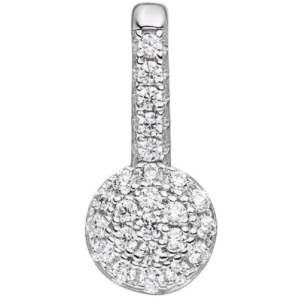 Anhänger 925 Sterling Silber mit Zirkonia Silberanhänger CJ